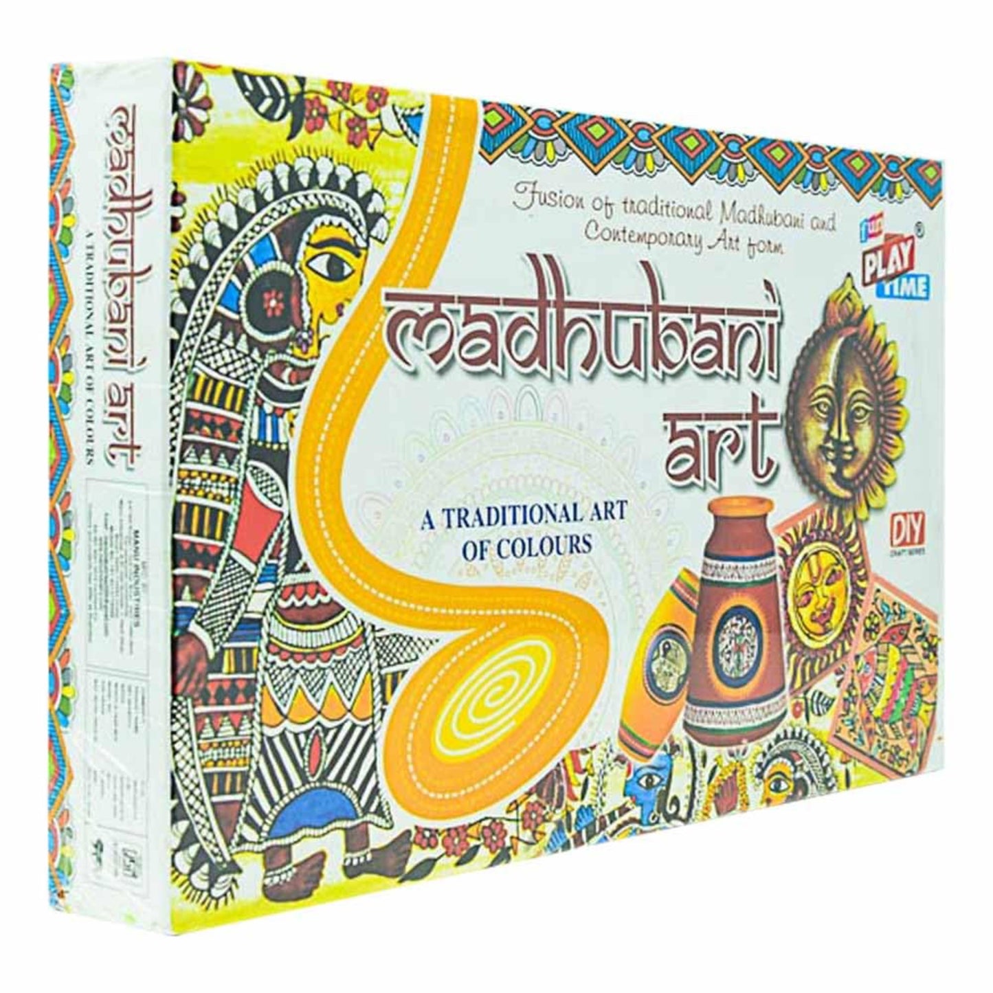Madhubani Art Game for Kids, Craft Kits, Do it Yourself