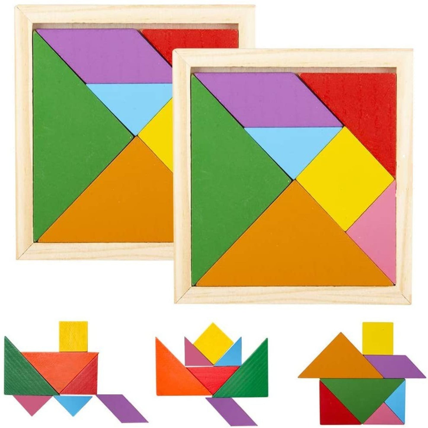Min Qty:2 | Tangram Junior - Brain Booster Puzzles