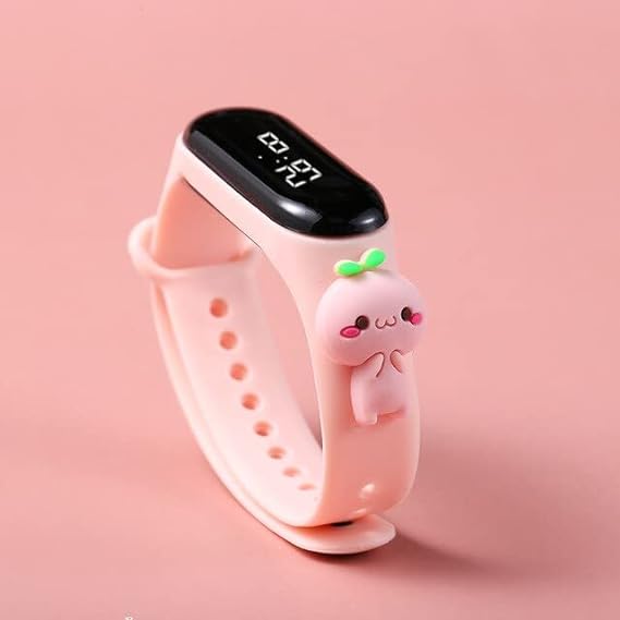 Min Qty:4 | Kids Teddy LED Digital Sport Watch / Wrist Band