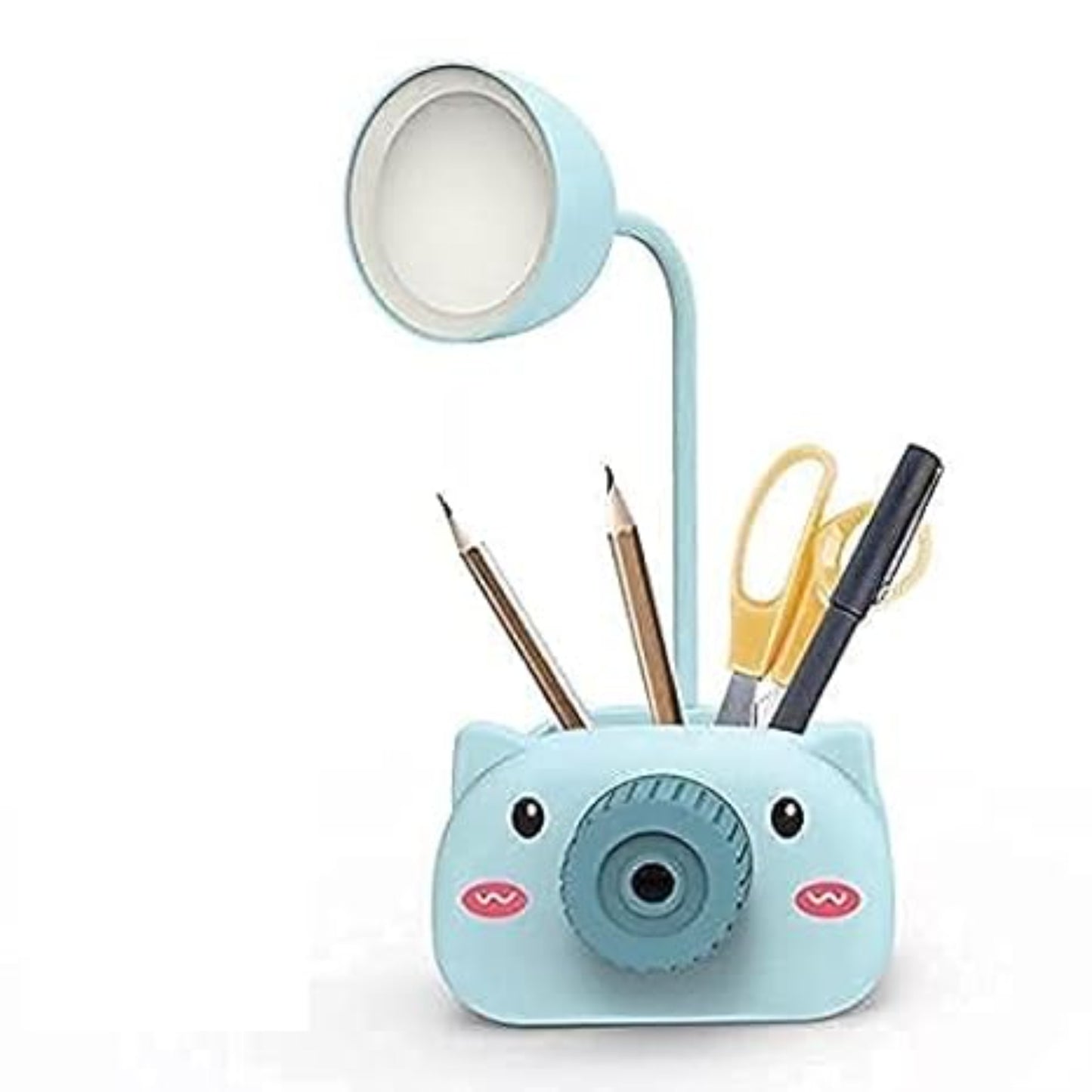 Piggy Desk LED Lamp with Pencil Sharpener & Storage Pen Holder