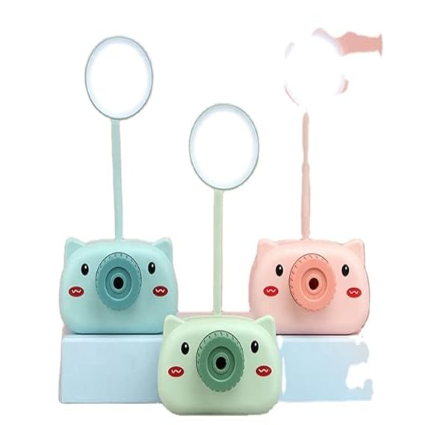 Piggy Desk LED Lamp with Pencil Sharpener & Storage Pen Holder