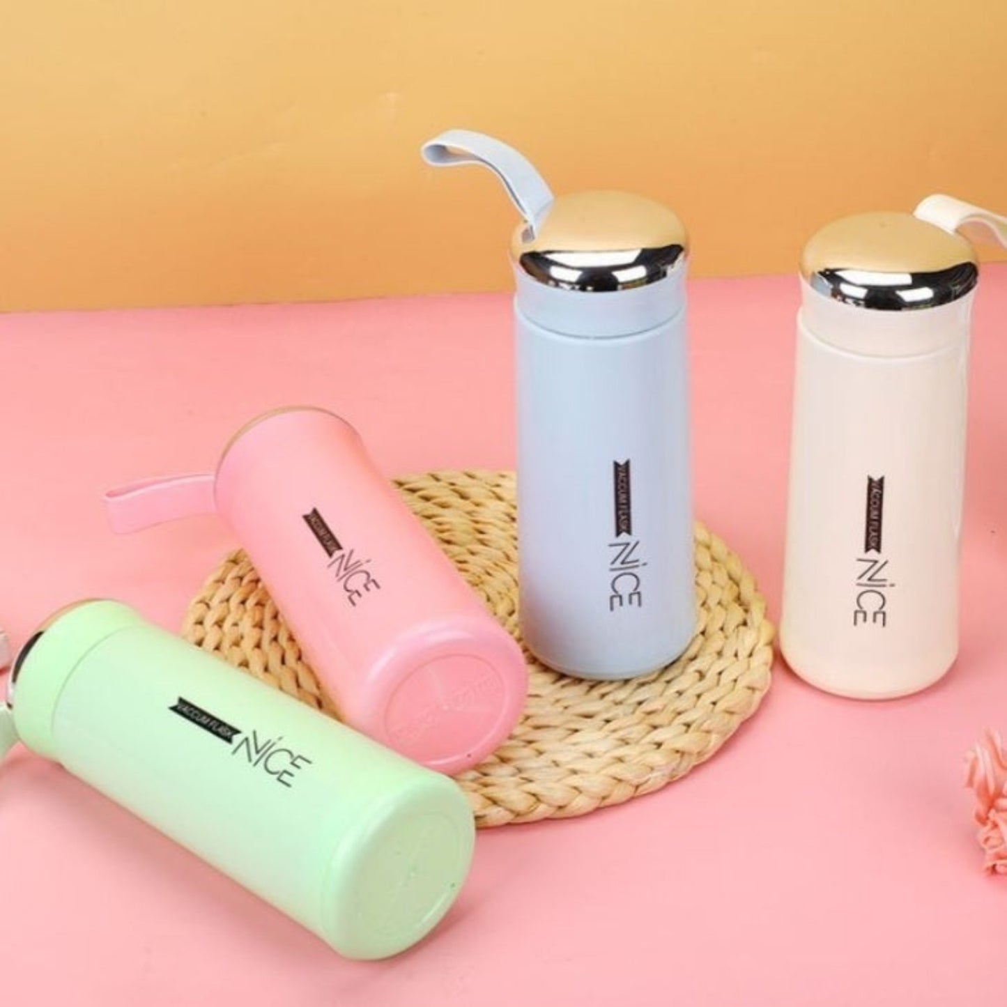 Nice Water Bottle 450 ml | Multicolor Glass Bottle