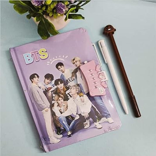 Min Qty:2 | Theme Based Password Lock Diary With Pen