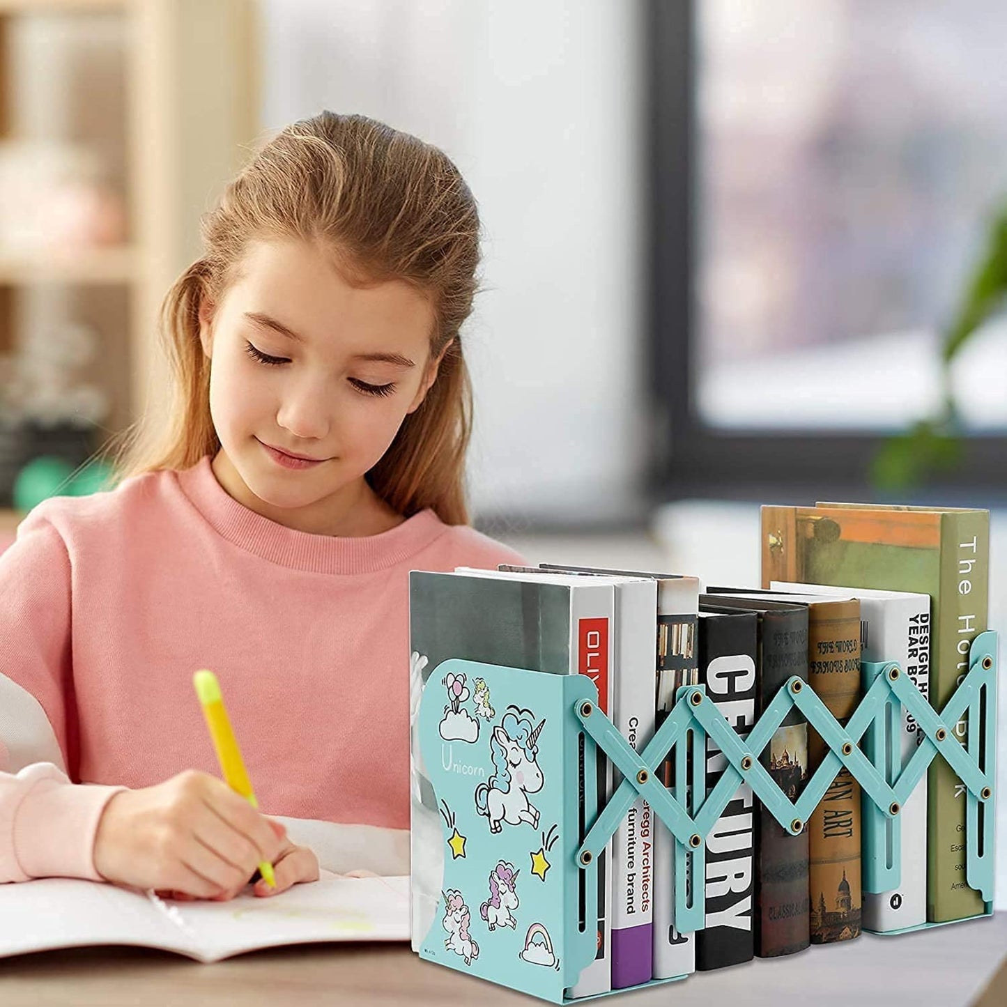 Expandable Bookcase Book Stand/ Book Organizer