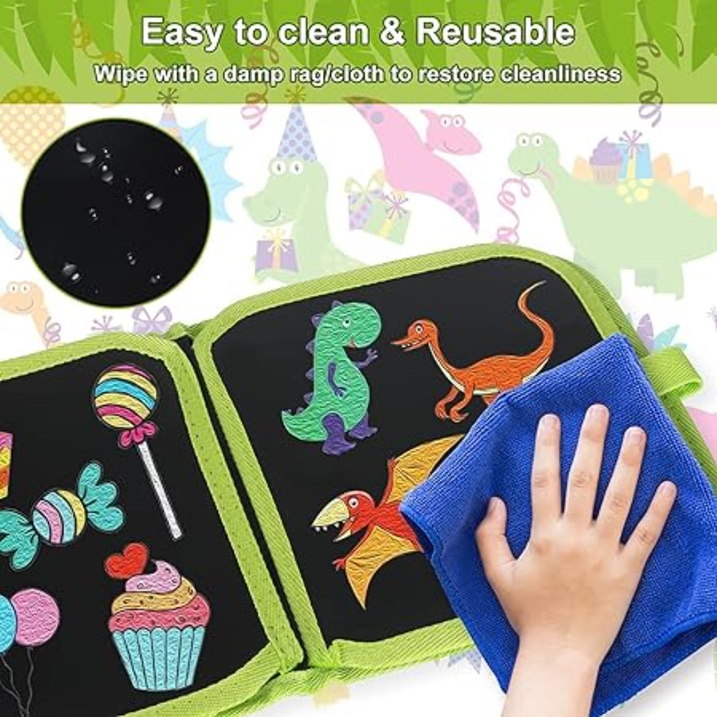 Reusable & Erasable Magic Sketch Book with Sketch Pens