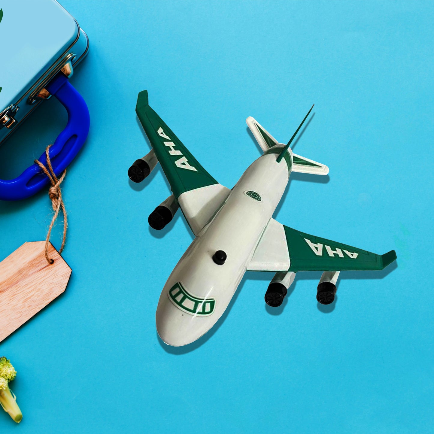 Aha Airplane | Pull Back Toy for Kids Friction Powered Toy