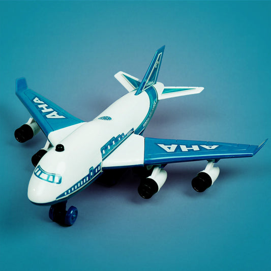 Aha Airplane | Pull Back Toy for Kids Friction Powered Toy