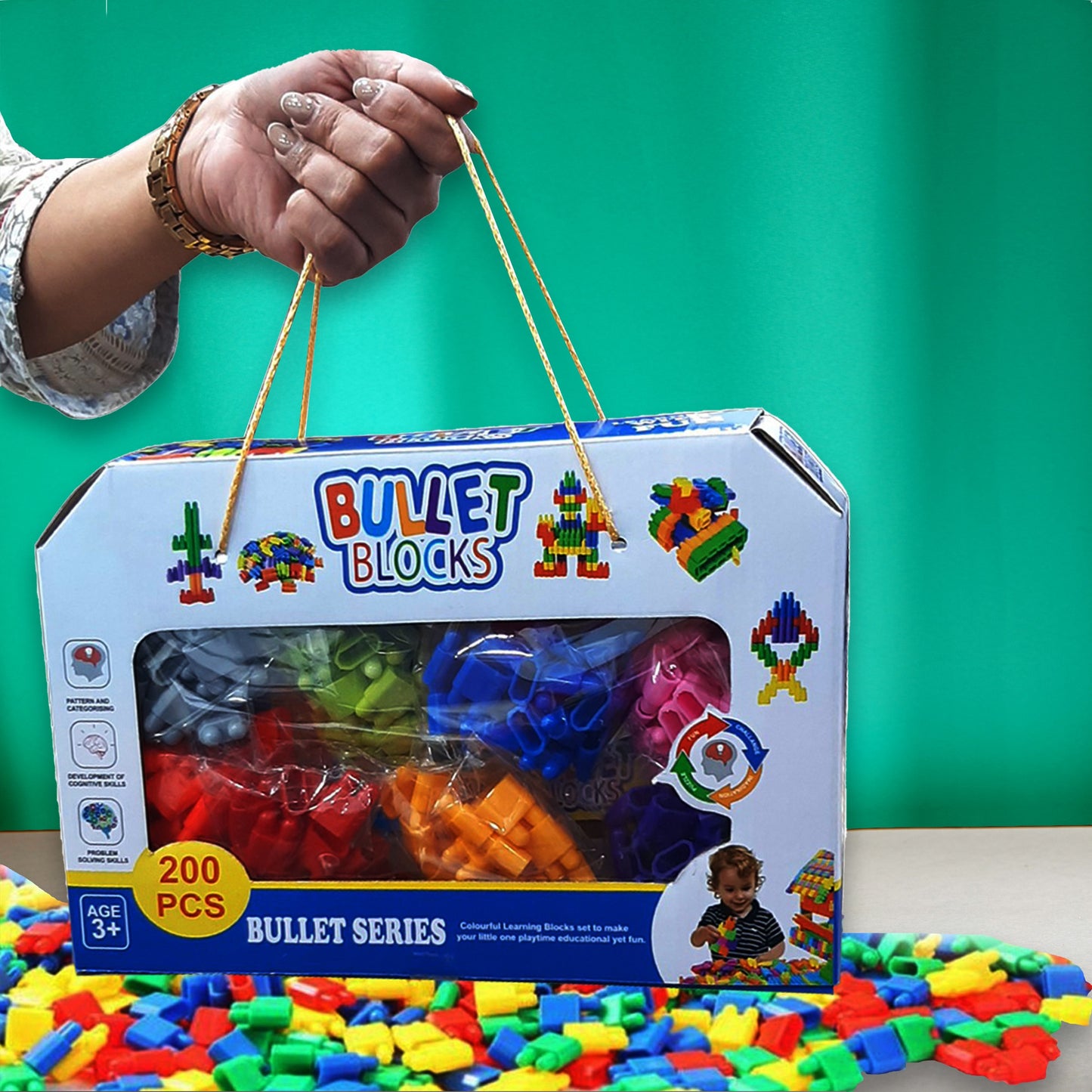 Educational Bullet Blocks - Multicolor