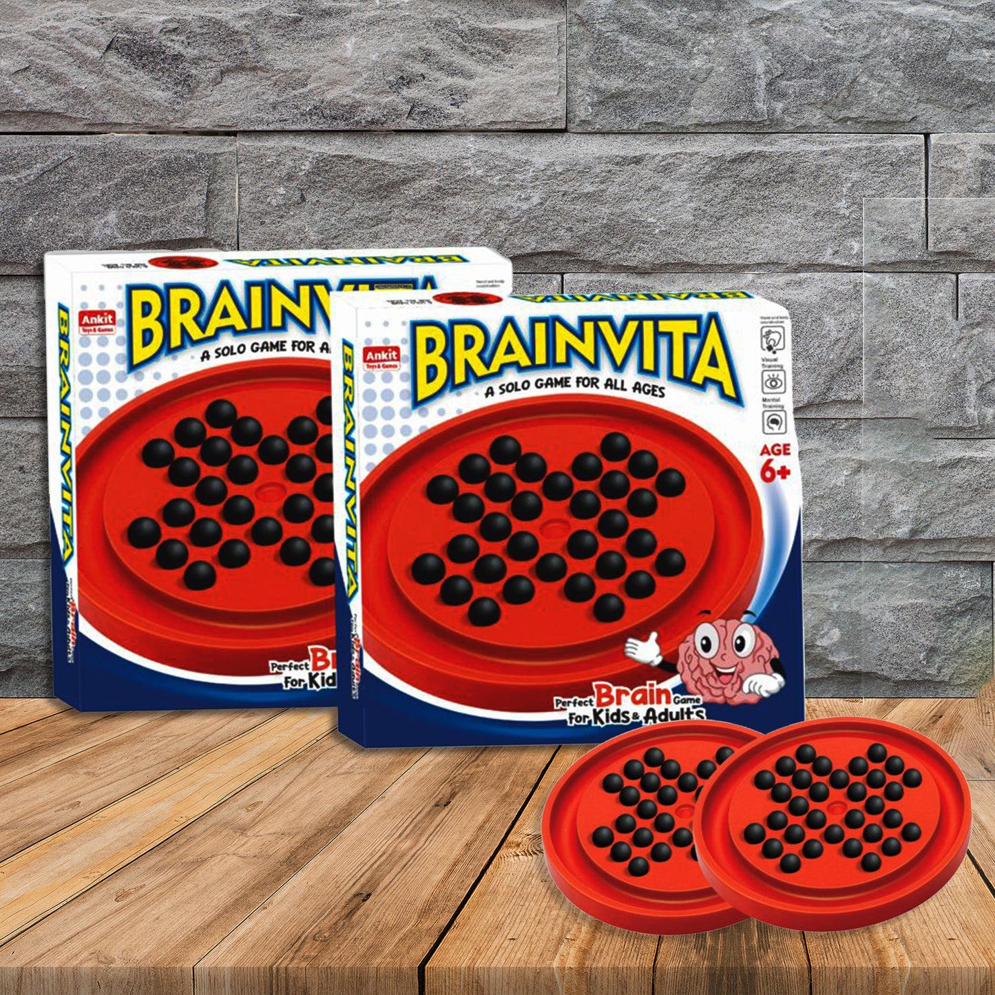 Min Qty:6 | Brainvita (Problem Solving Brain Games