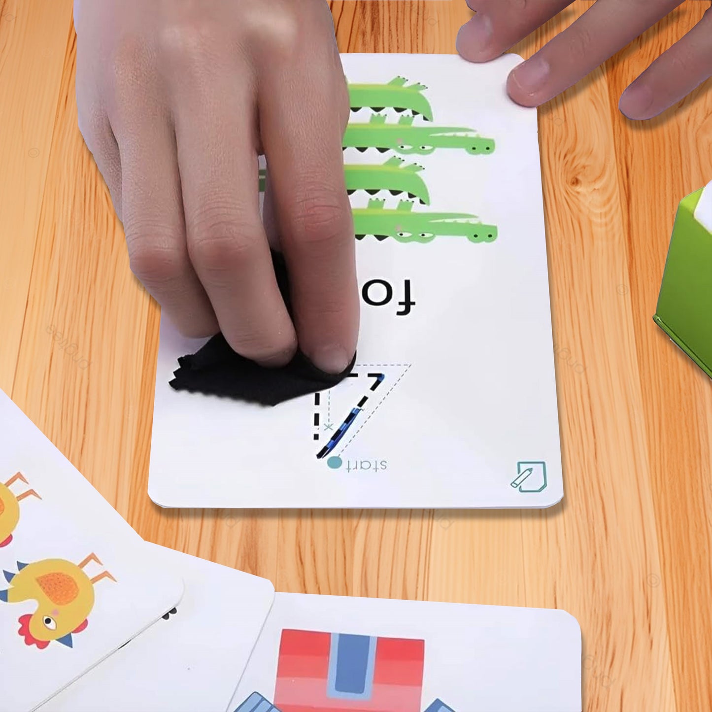 Write & Wipe Activity Card, Flash Cards