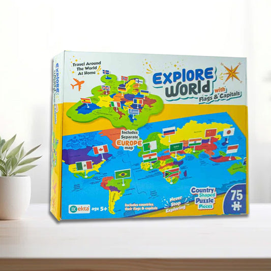 Explore World With Flags & Capitals - Kids