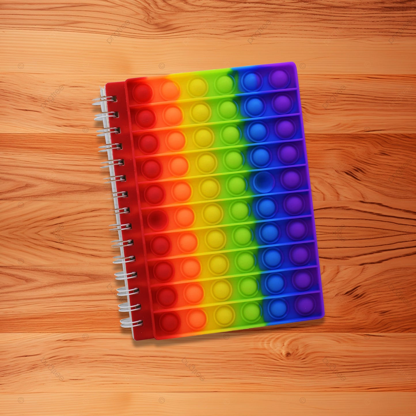 Full Popit Diary, Wire bound Spiral Pop it Diary