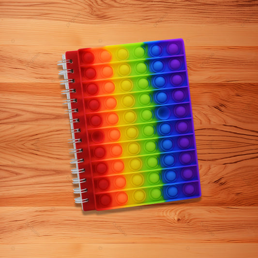Full Popit Diary, Wire bound Spiral Pop it Diary