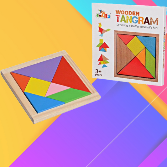 Min Qty:2 | Tangram Junior - Brain Booster Puzzles