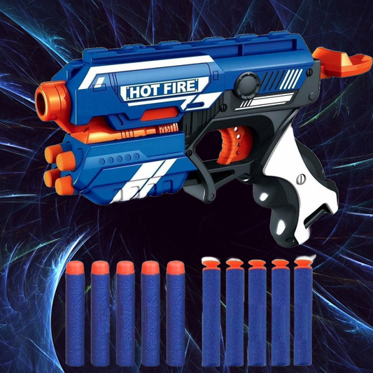 Sharp Soft Bullet Shooting Gun Toy with 10 Foam Bullets