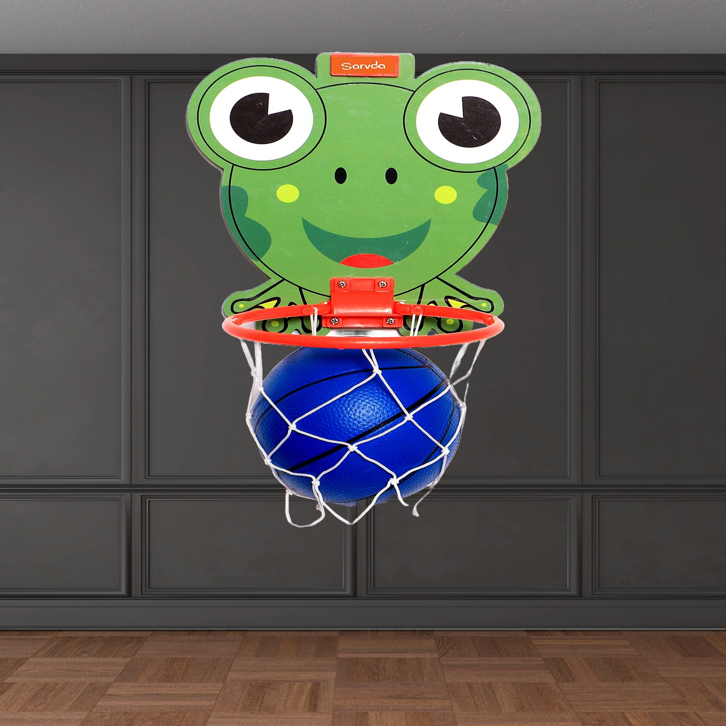 Sarvda Frog Basketball Portable Set with Hanging Board Ball net