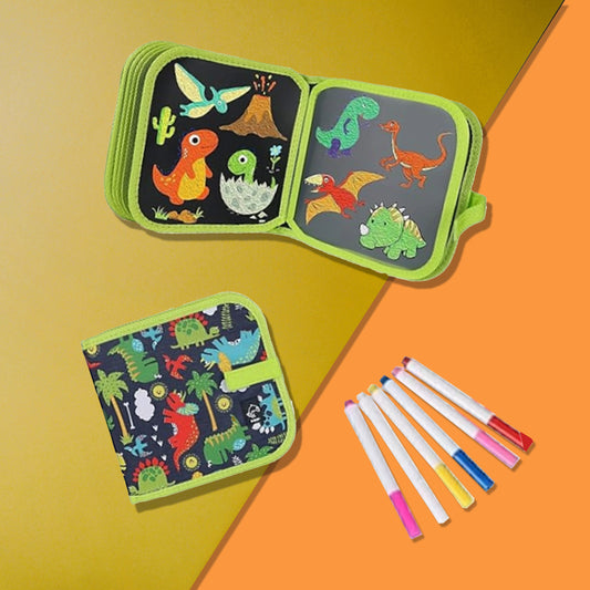 Reusable & Erasable Magic Sketch Book with Sketch Pens