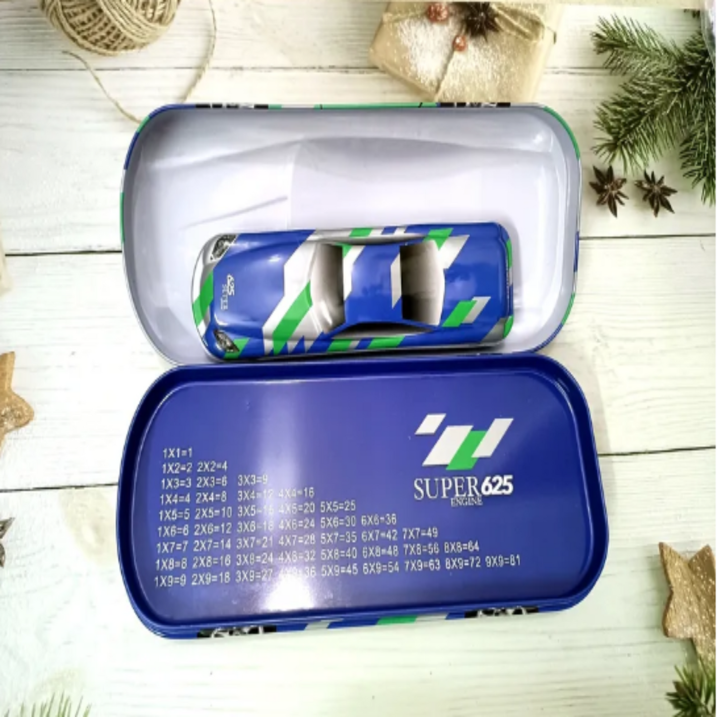 Min Qty:4 | Car Shape Metal Geometry Box