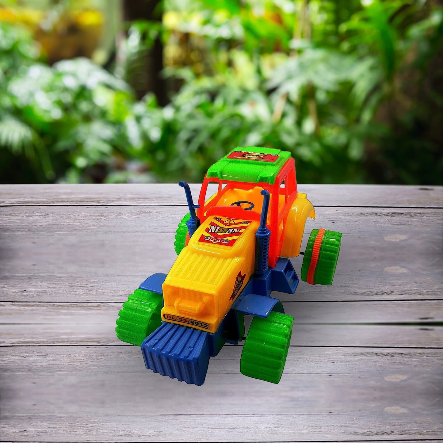 Friction Powered Plastic Toy Tractor
