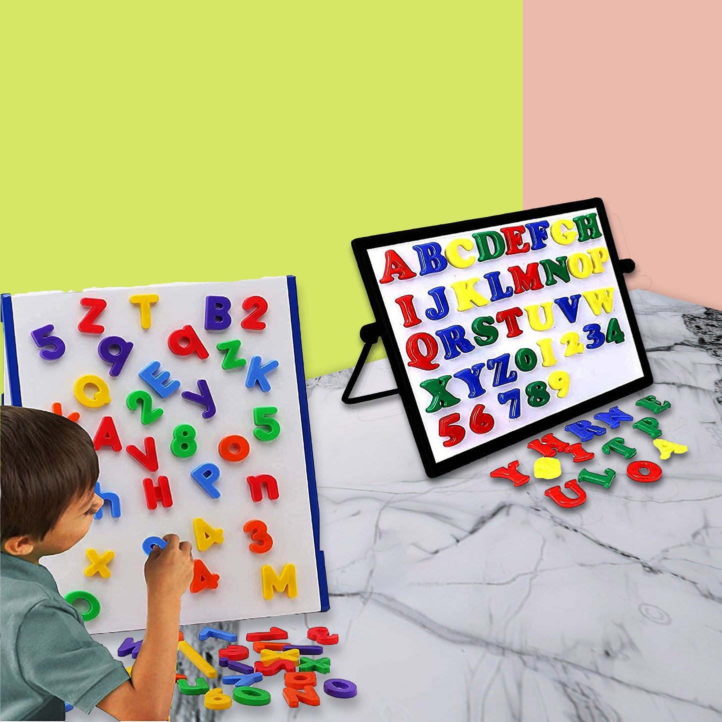 ABC Alphabets and 10Pcs Numeric Letters