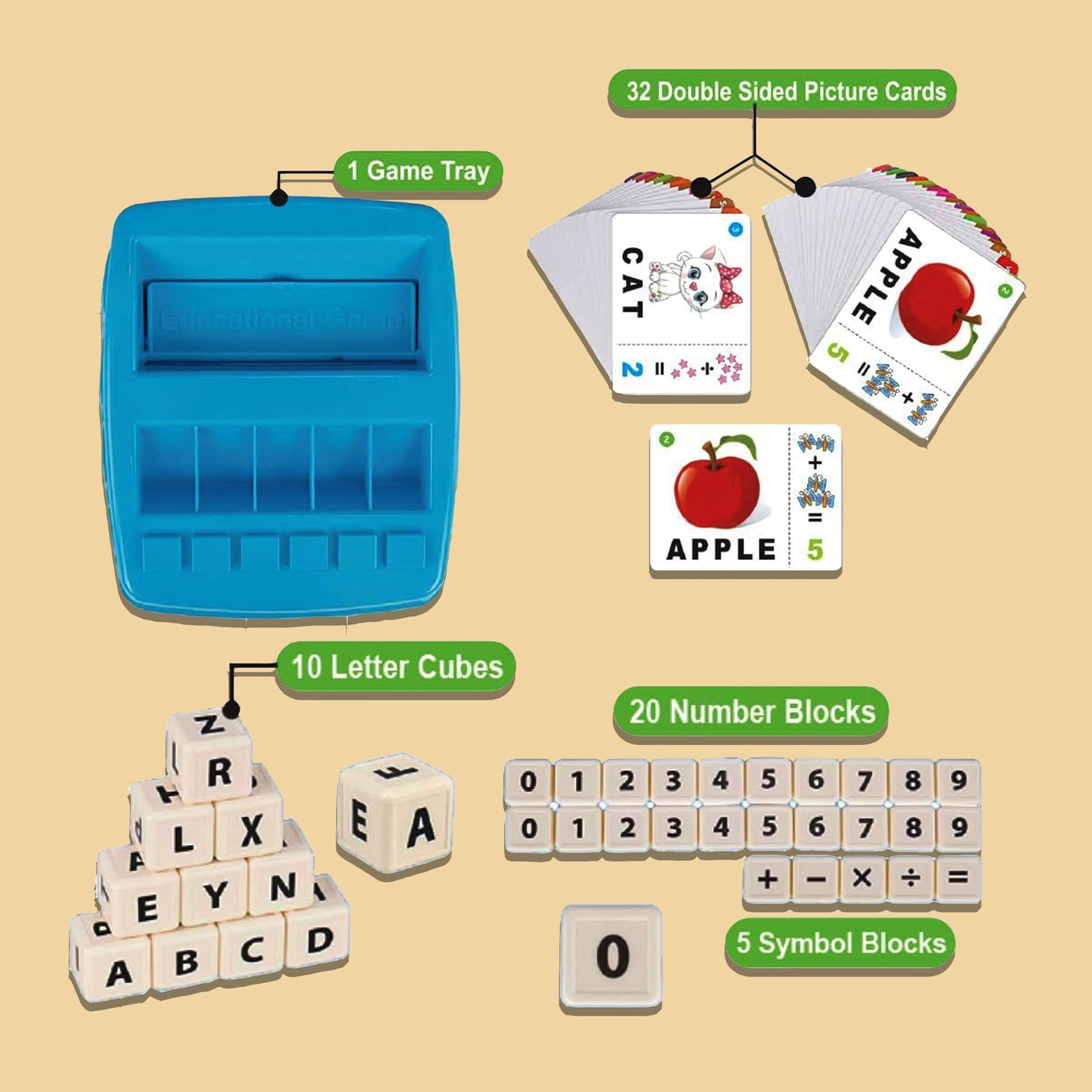 Word Builder, Matching Letter  Puzzle Toy