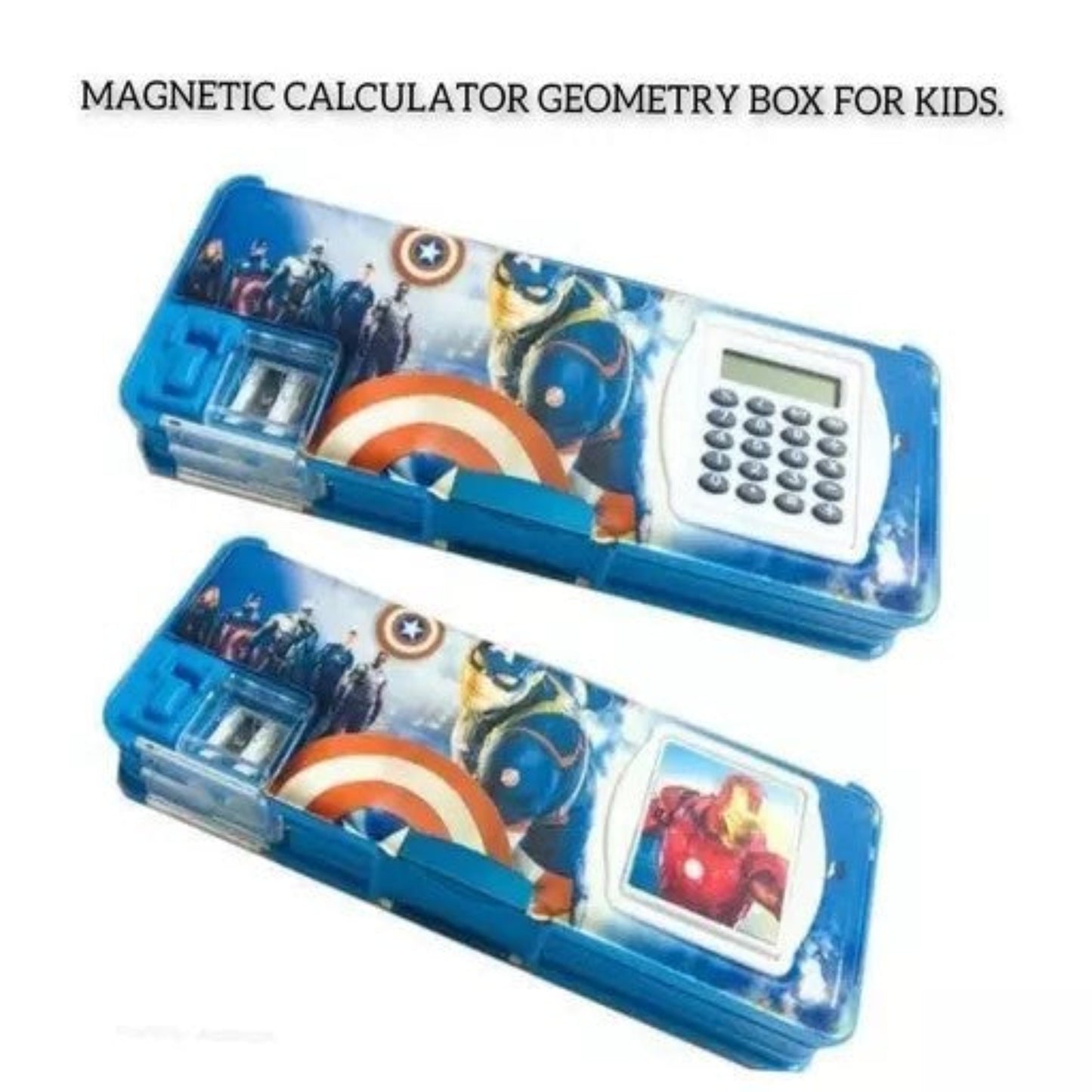 Min Qty:3 | Calculator Geometry (Pencil Box with calculator)