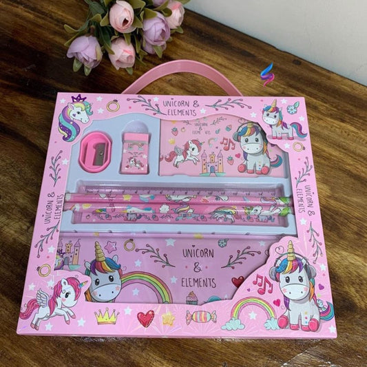 Min Qty:4 | Unicorn Stationary 6pcs Set - 8015