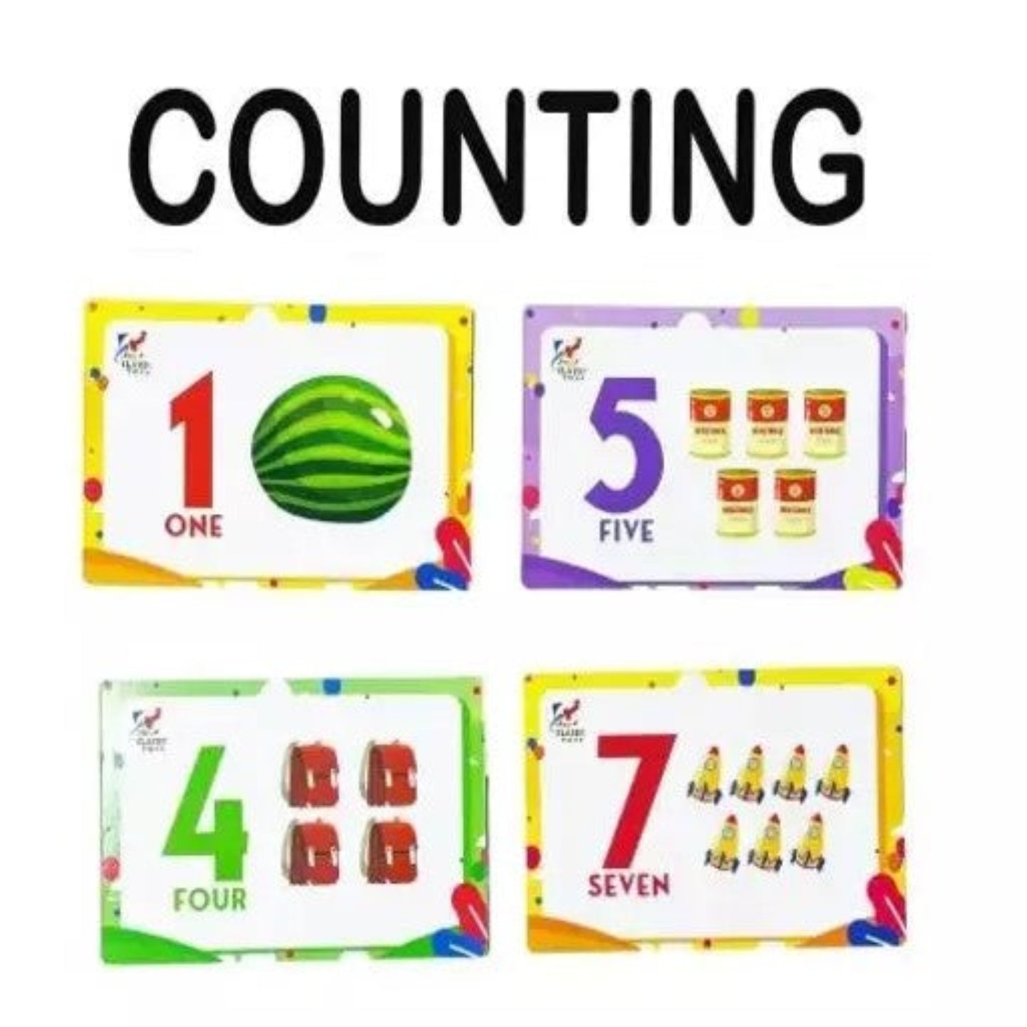 Min Qty:4 | My First Flash Cards (16 Double Sided Cards)